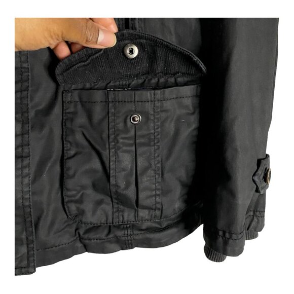 Esprit Women's Black Plaid Lined Full Zip Lightweight Jacket - Picture 5 of 10